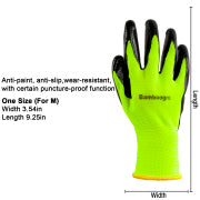 8-240 Pairs PU Coated Work Gloves - 13 Gauge Seamless Knit Safety Gloves (Green, Medium)