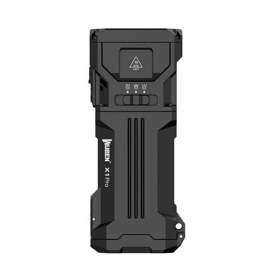 [Pre-Order] WUBEN X1 Pro Black - 12300 Lumens Dual-Beam Flashlight