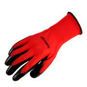 8-240 Pairs Latex Nitrile Work Gloves - Red Coated Safety Gloves with Knit Wrist (Large)