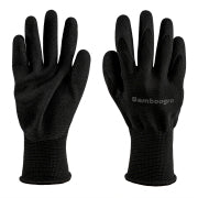 6-160 Pairs Cut-Resistant Nitrile Gardening Gloves - Puncture-Proof Work Gloves (Black, Large)